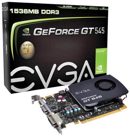 GeForce GT 545 от EVGA